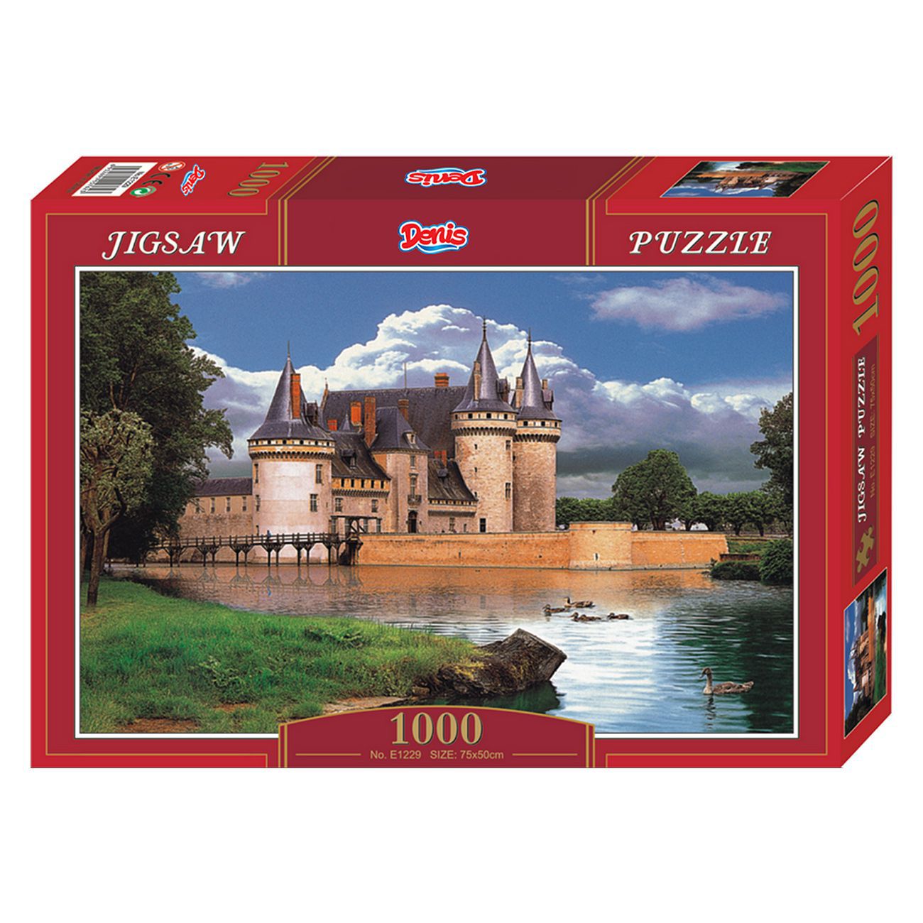Puzzle s motivom srednjovekovne tvrđave 1000 kom