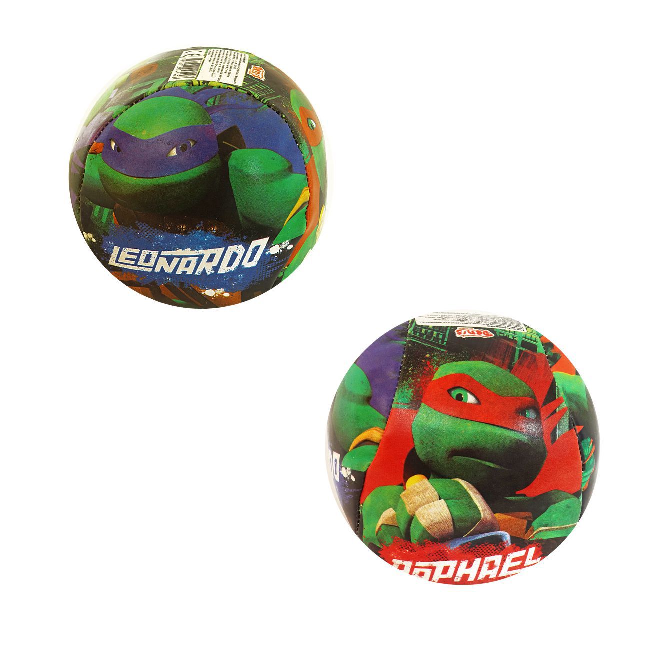 Lopta TMNT 10 cm mekana, 2 vrste