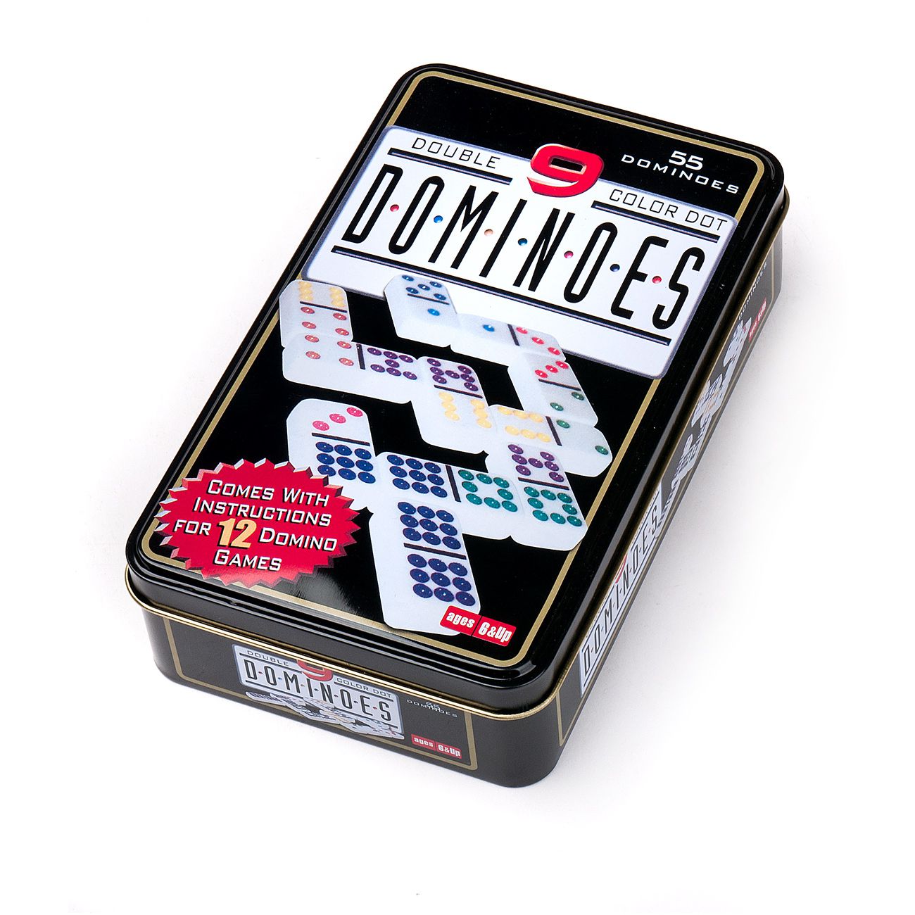 Domino igra, 55 komada u boji