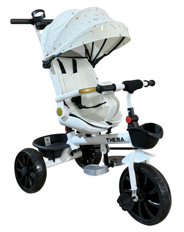 Dečiji tricikl, beli, uzrast 3+