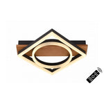 LED Plafonjera 44W CCT Drvo Kocka 3300Lm Dim/Kontrola 430X300X80Mm