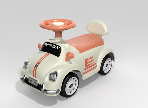 Dečija guralica, bež, uzrast 12m+