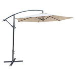 Viseći aluminijumski suncobran 300 cm bež