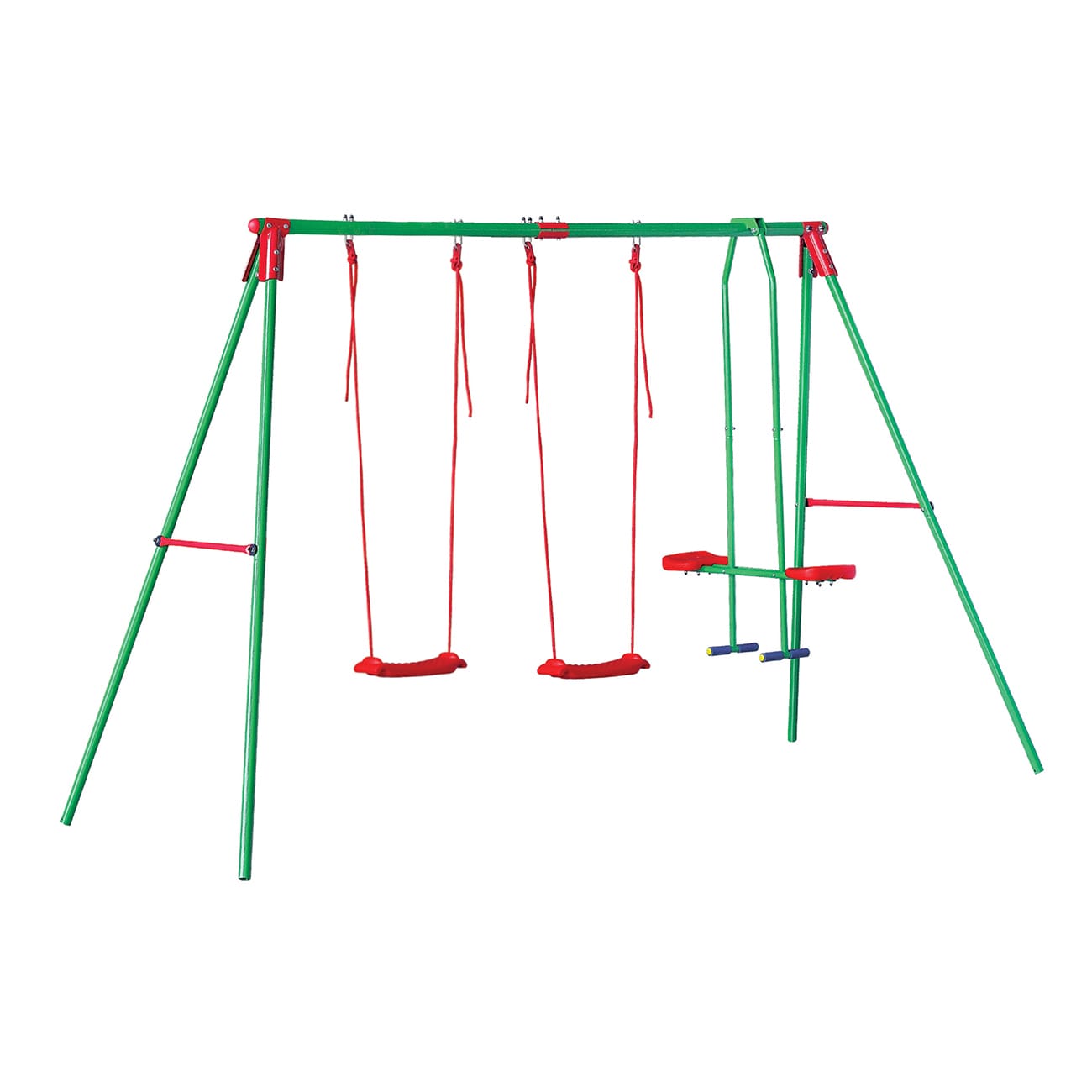 Kombinovana metalna ljuljaška za decu 3u1, 327x139x200cm