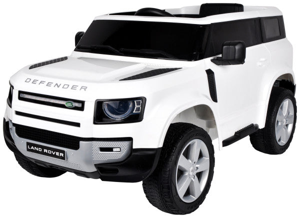 Auto na baterije Land Rover Defender, beli, uzrast 2-6 god
