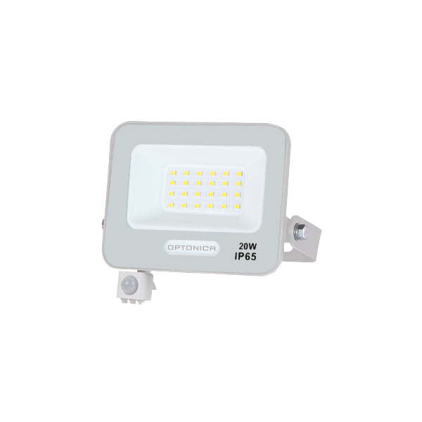 LED Reflektor Sa Senzorom Beli 20W 6000K 1800Lm IP65