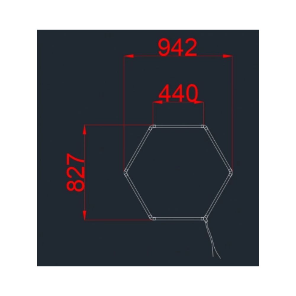 Heksagon Set 1 Hex 42W 6000K 5040Lm IP20