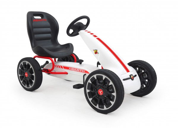 Dečija formula na pedale Abarth, bela, uzrast 3-8 god