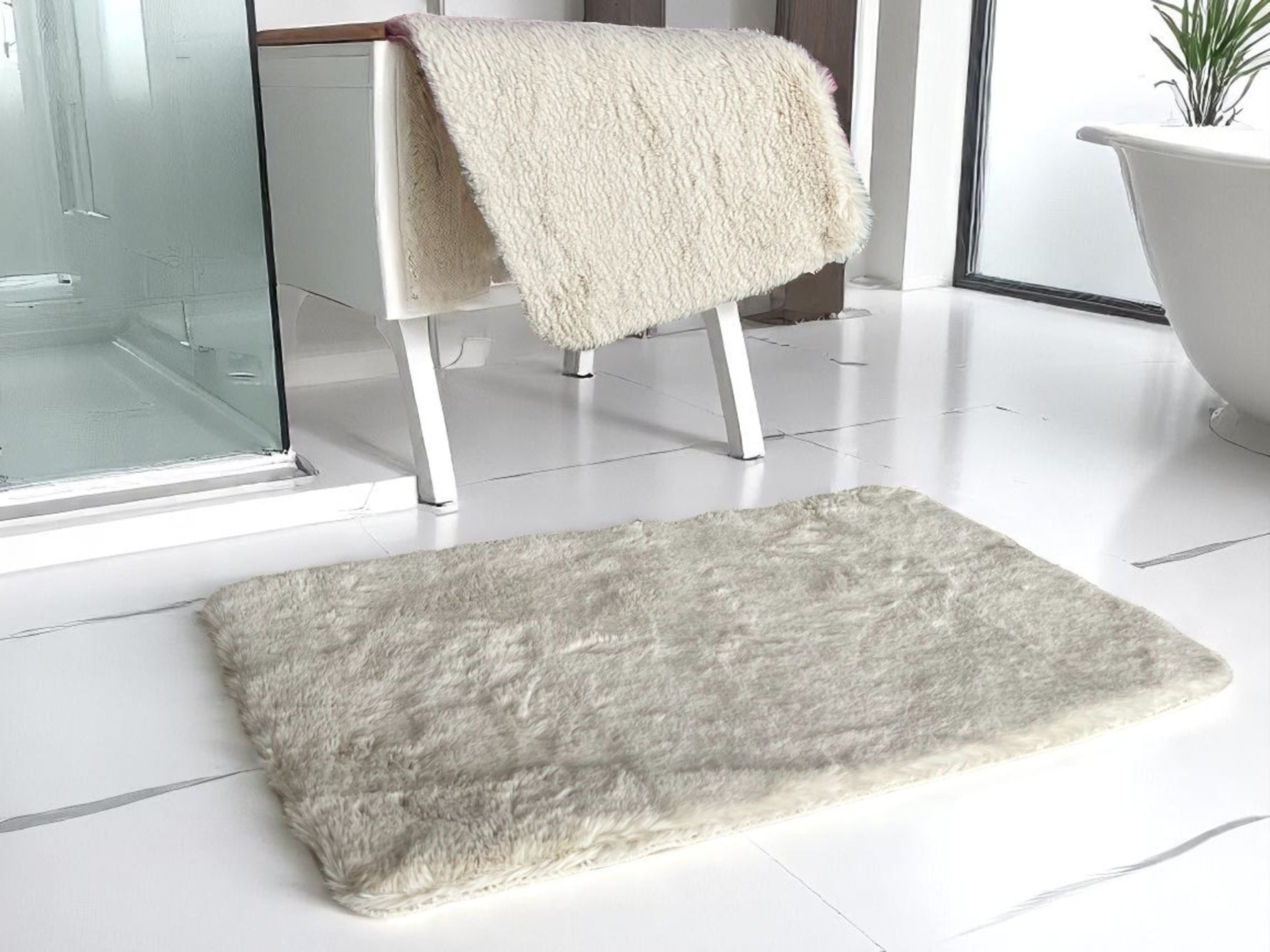 Kupatilski set prostirki – Ivory