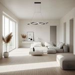 LED Visilica 28W 3000K Sand Black