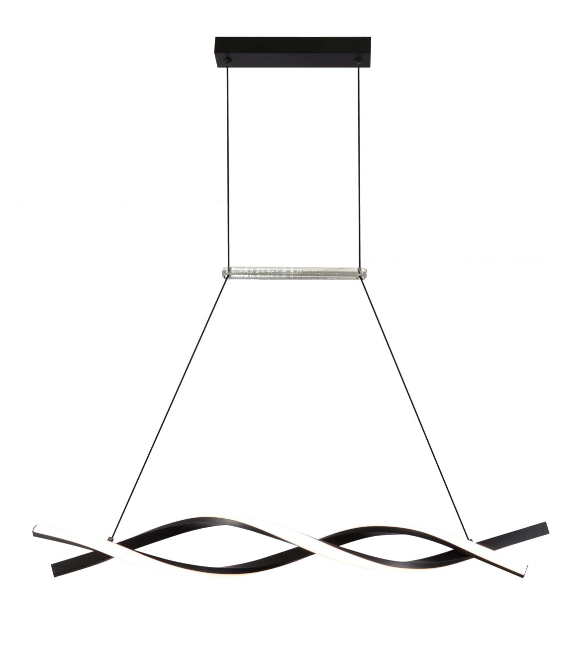 LED Visilica 28W 3000K Sand Black