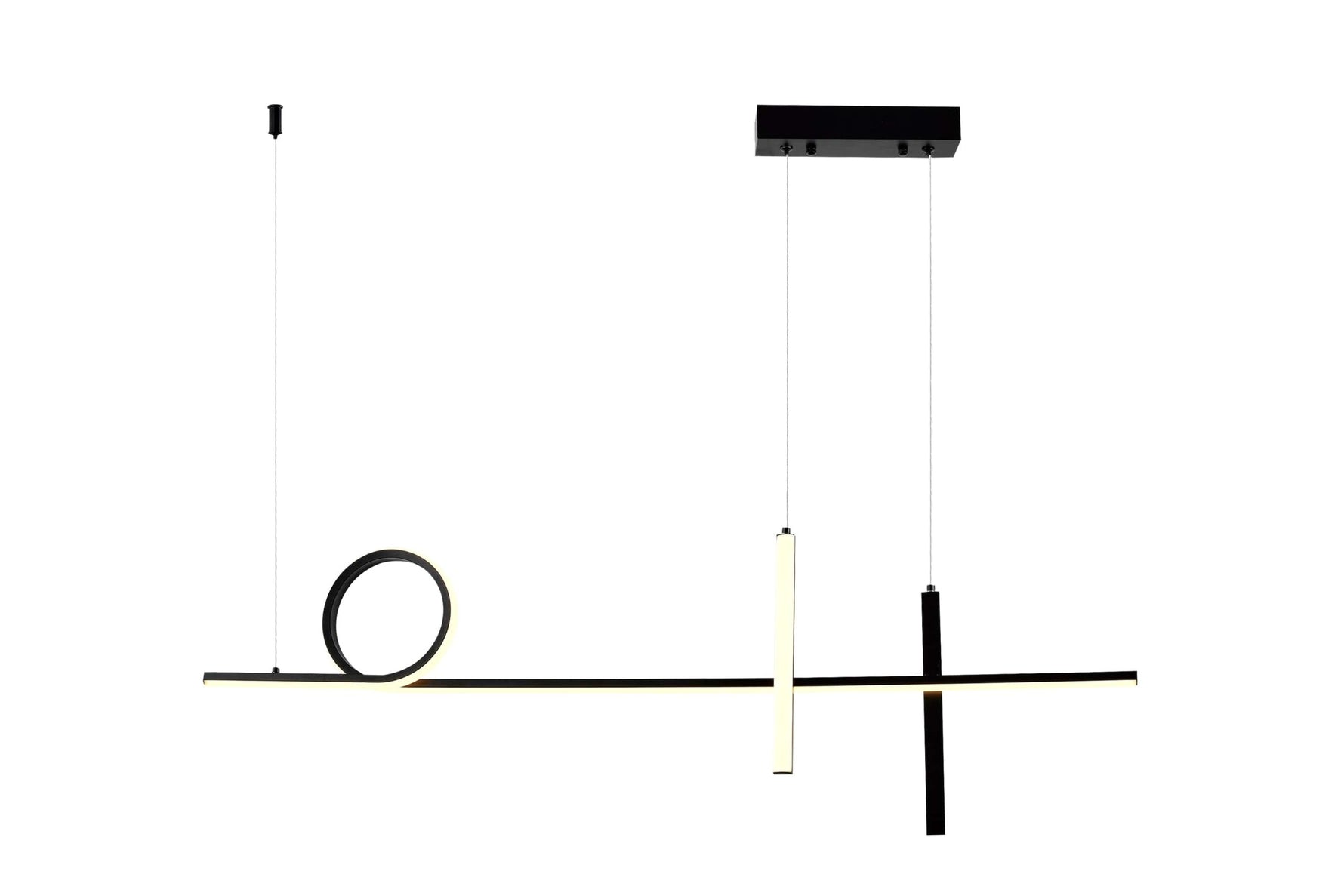 LED Visilica 24W 3000K Black/White