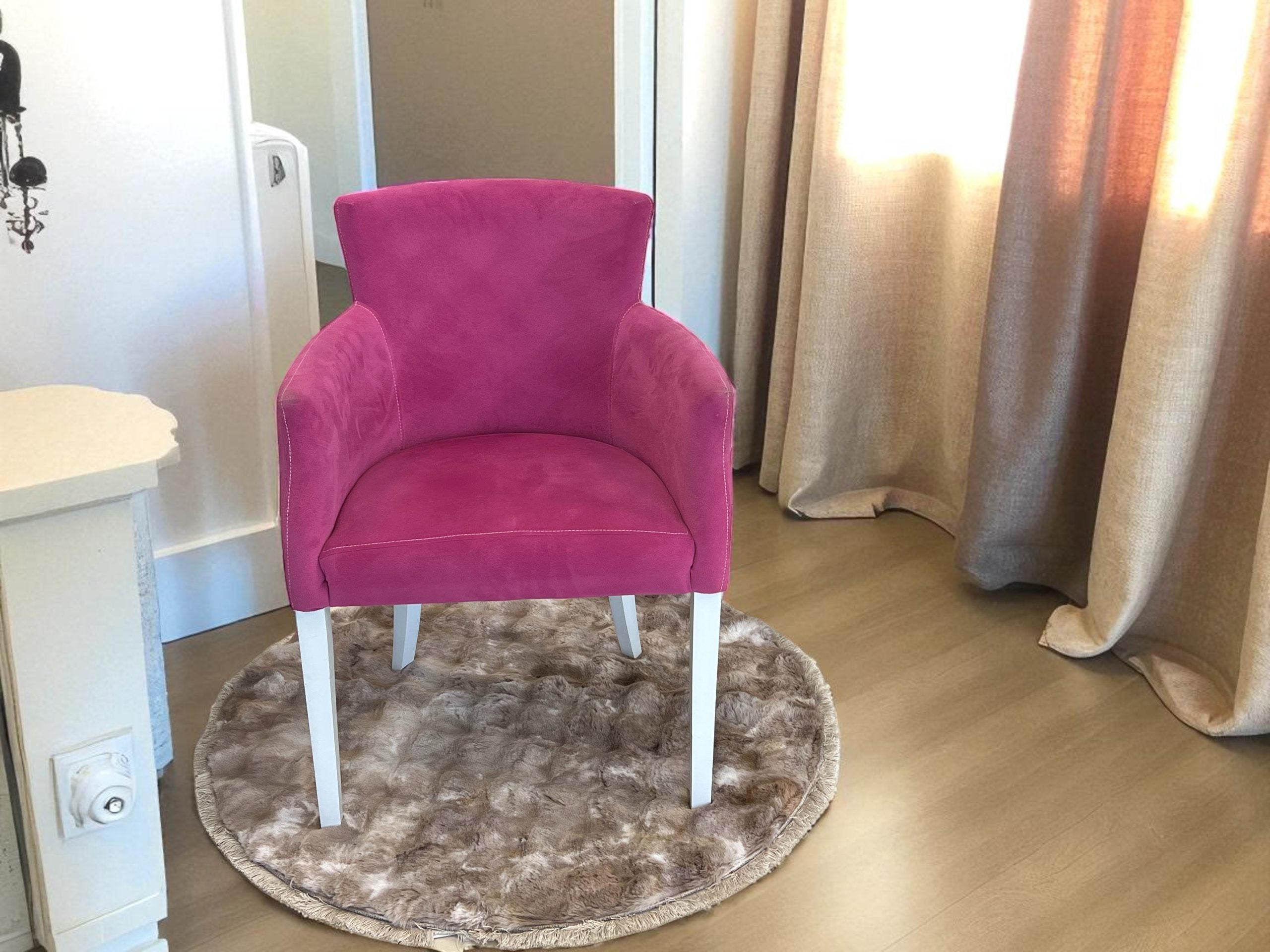 Okrugla Prostirka za kupatilo fi 100cm Braon boja