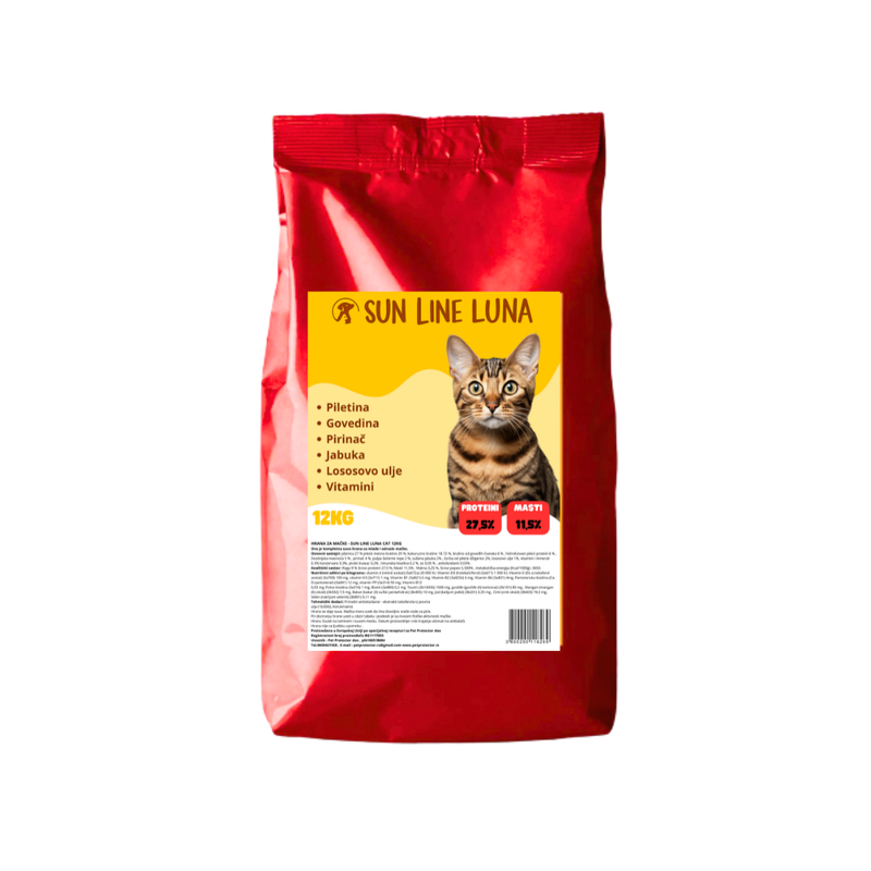 SUN LINE Luna Suva hrana za mačke 12kg