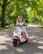 150  Dečiji motor na akumulator roze/bela
