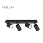 TALIA 84 SPOT LAMPA 4*GU10 CRNA