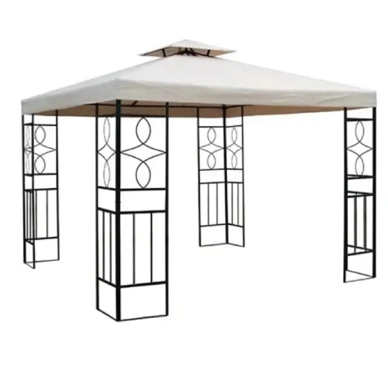 Sklopivi baštenski paviljon Gazebo 3x3m beli Lemon 22-0075