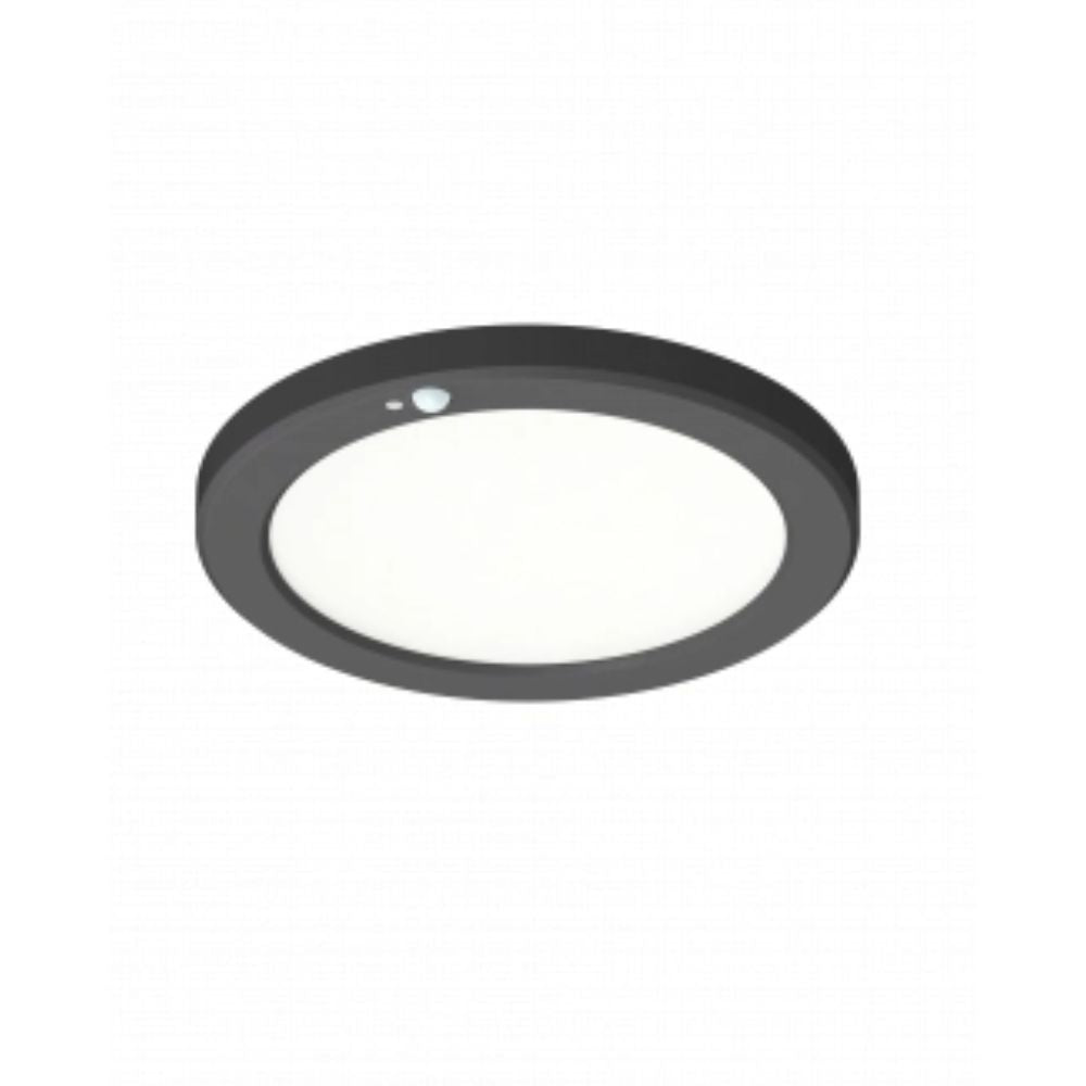 LED Plafonjera Slim Crna 10/15/18W CCT Sa Senzorom Pokreta
