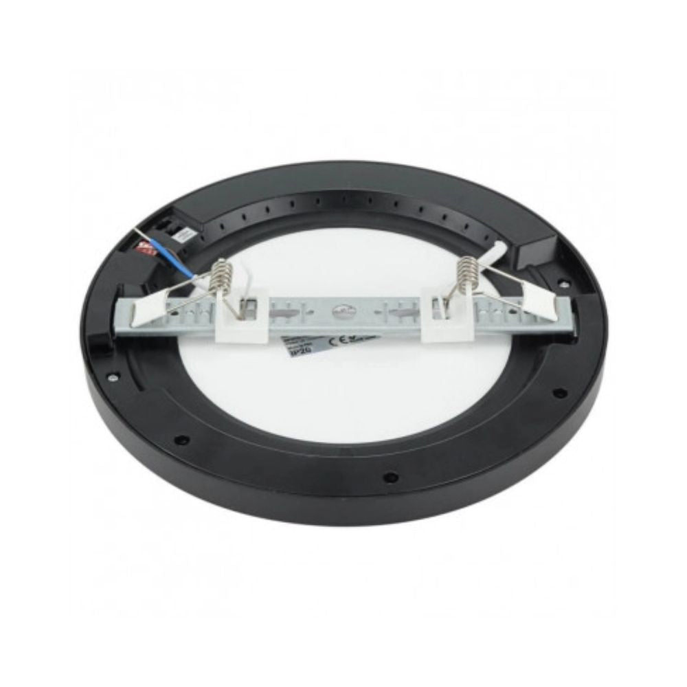 LED Plafonjera Slim Crna 10/15/18W CCT Sa Senzorom Pokreta