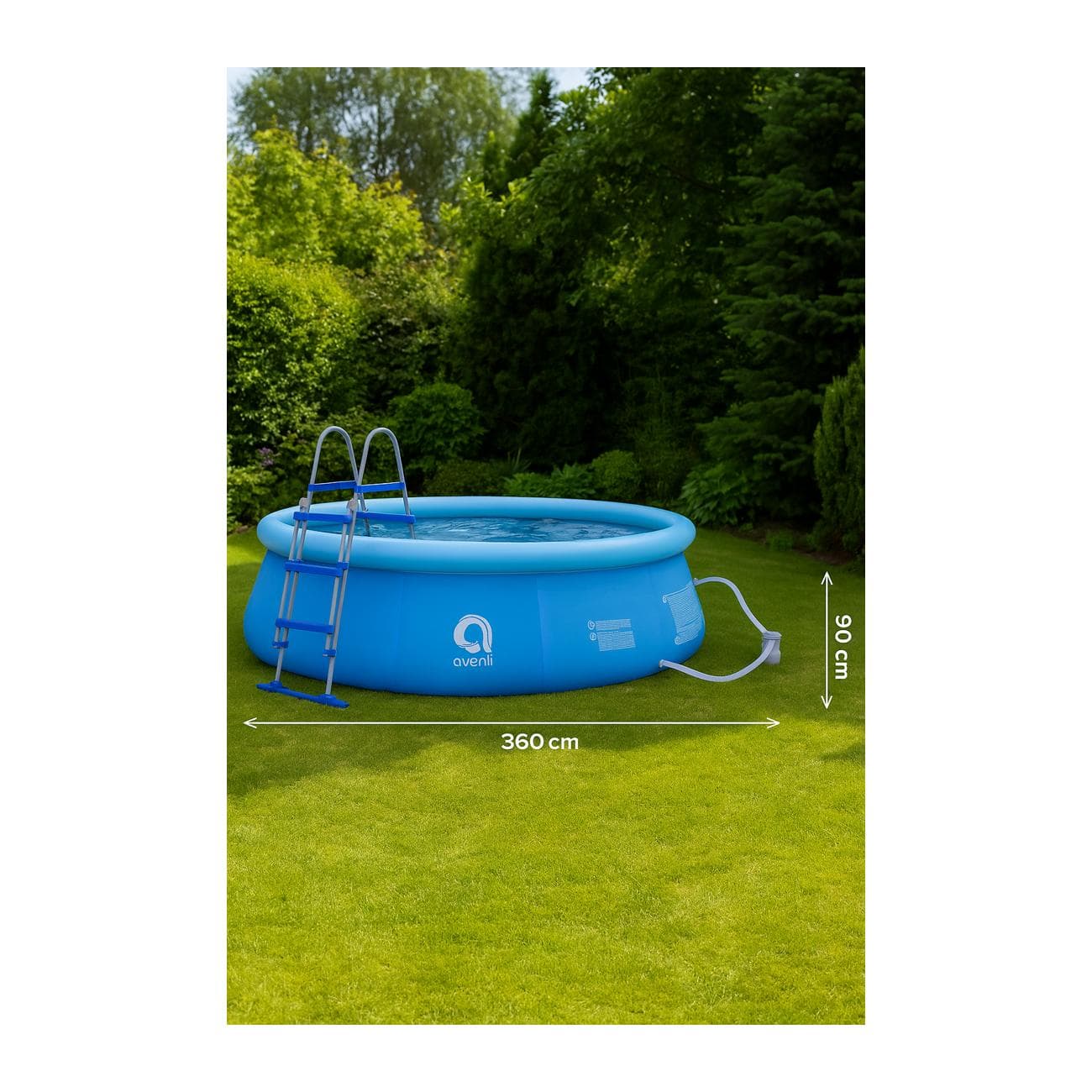 Bazen set 360k90 cm sa prstenom