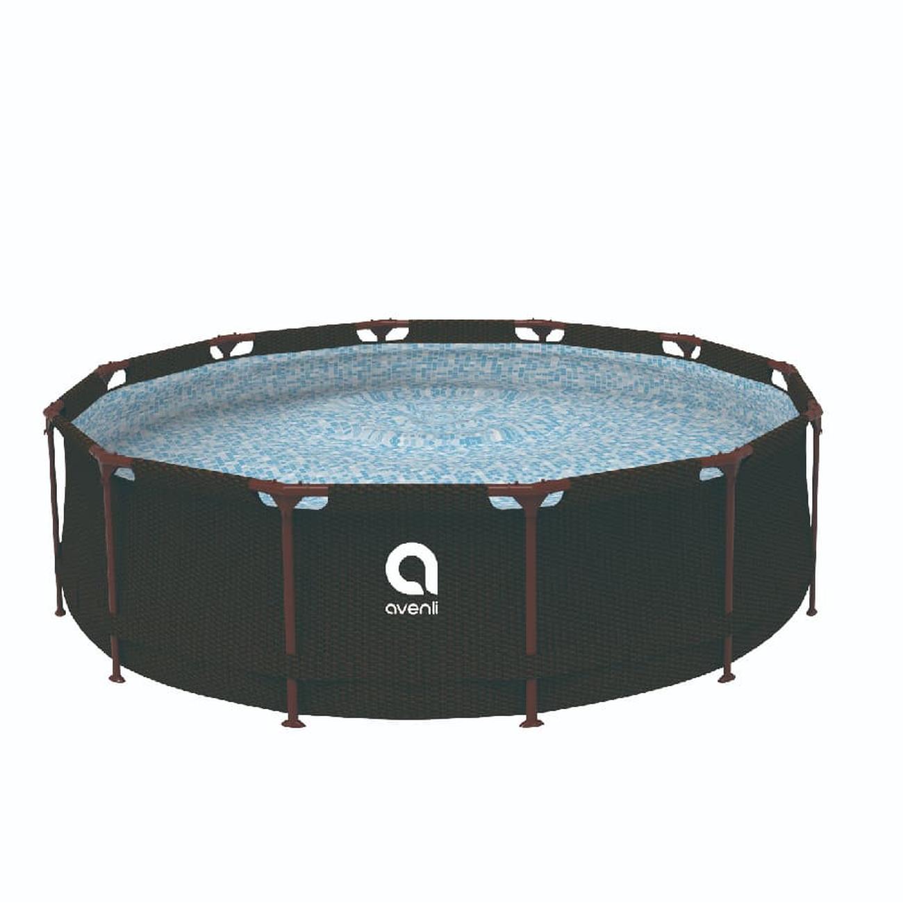 Bazen Frame Plus ratan 360x100 cm