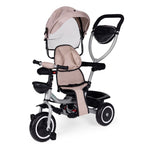 2u1 tricikl sa rotirajućim sedištem i sklopivom tendom Beige, ECOTOYS