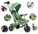 2u1 tricikl sa rotirajućim sedištem i sklopivom tendom Green, ECOTOYS