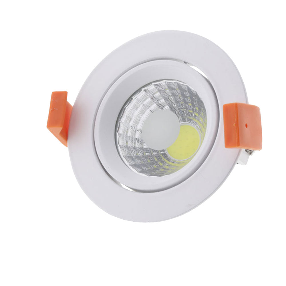Fiksna Rozetna Bela Krug LED COB 8W 6000K 560Lm IP20 GU10