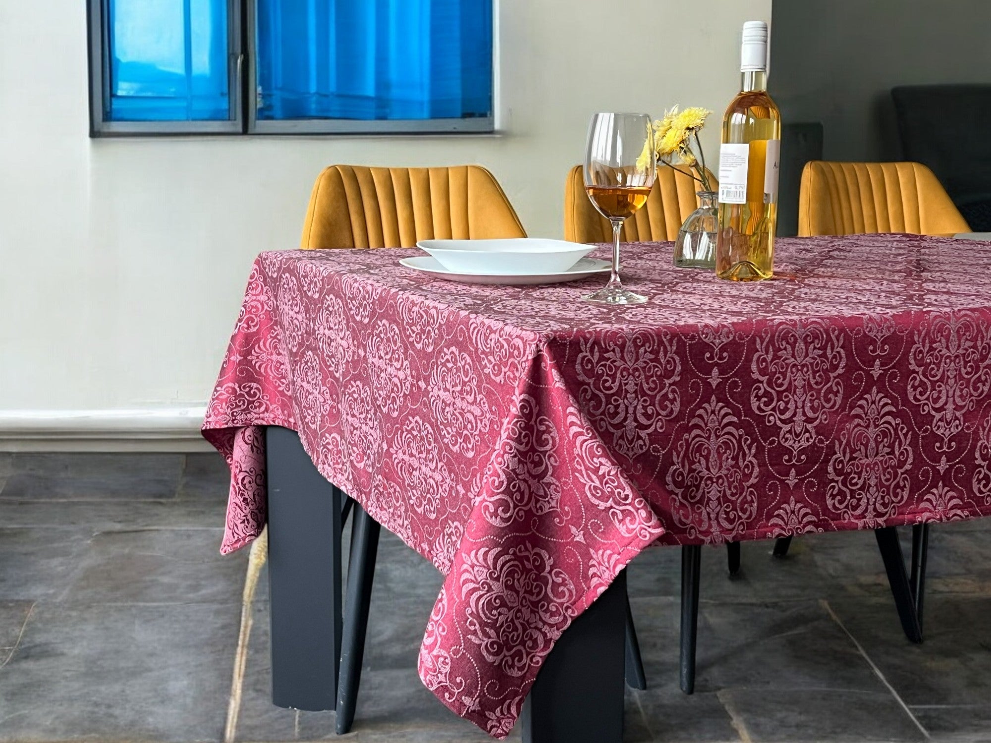 Stolnjak Kitchen Nova 150x160cm Bordo boja C2
