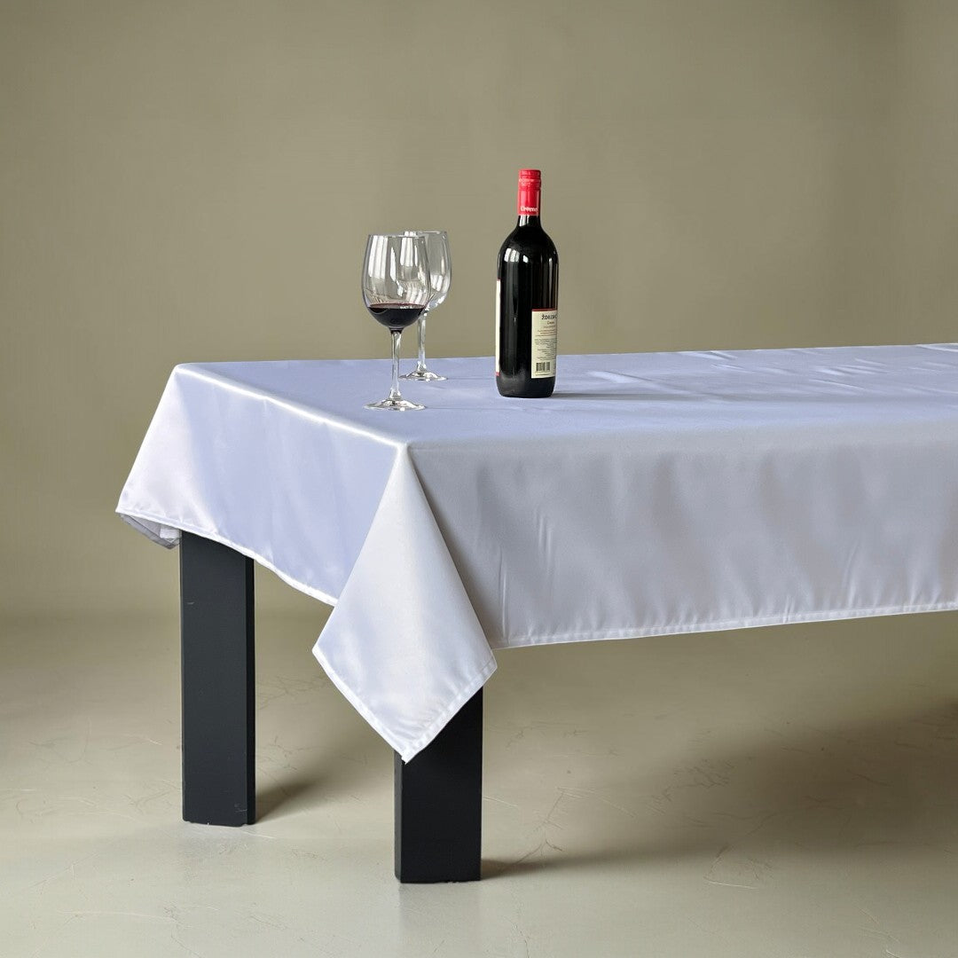 Stolnjak " Damast Glat " - 150x220cm  Bela boja