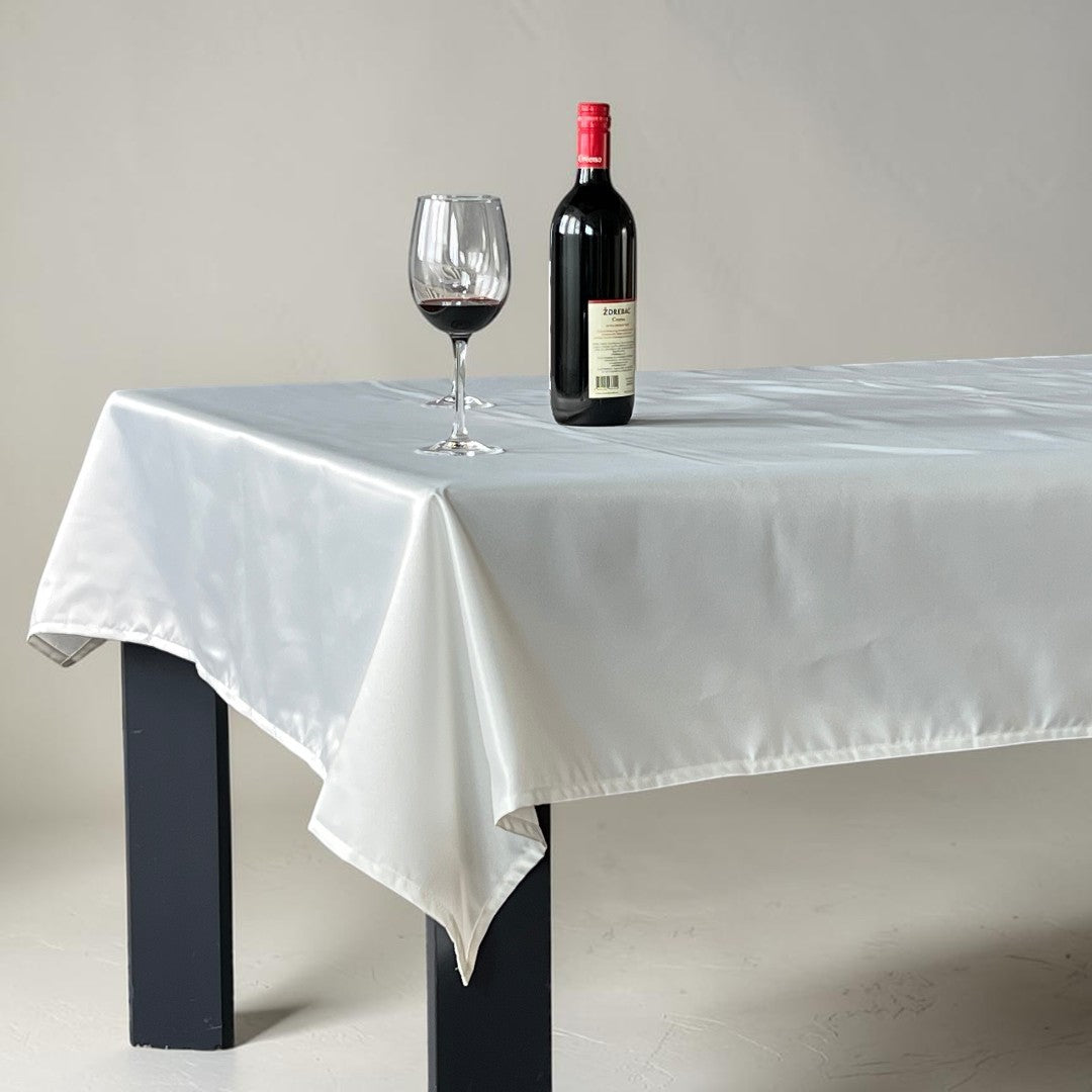 Stolnjak " Damast Glat " - 150x220cm  Prljavo bela boja