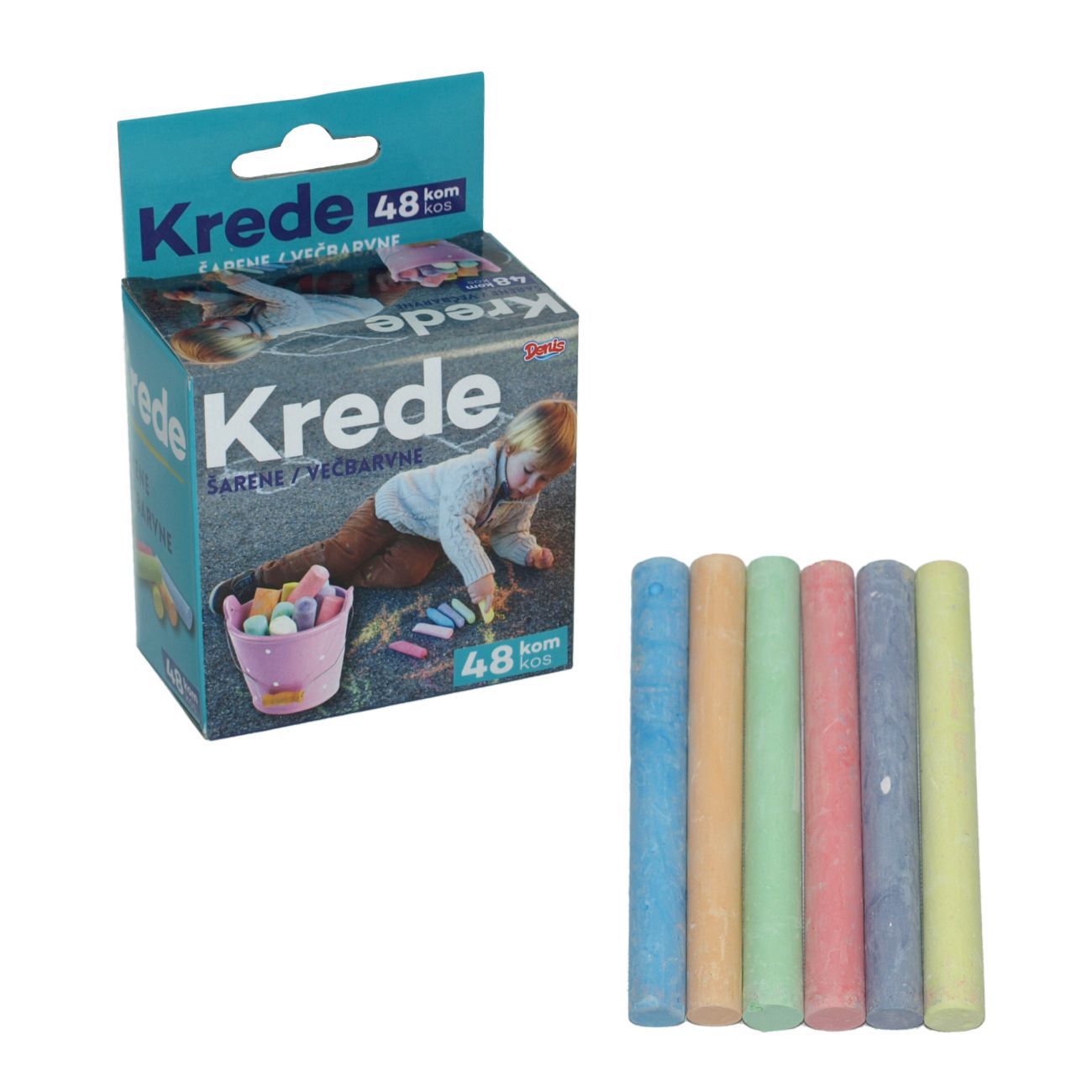Krede za pisanje i crtanje, 48 kom/kutija