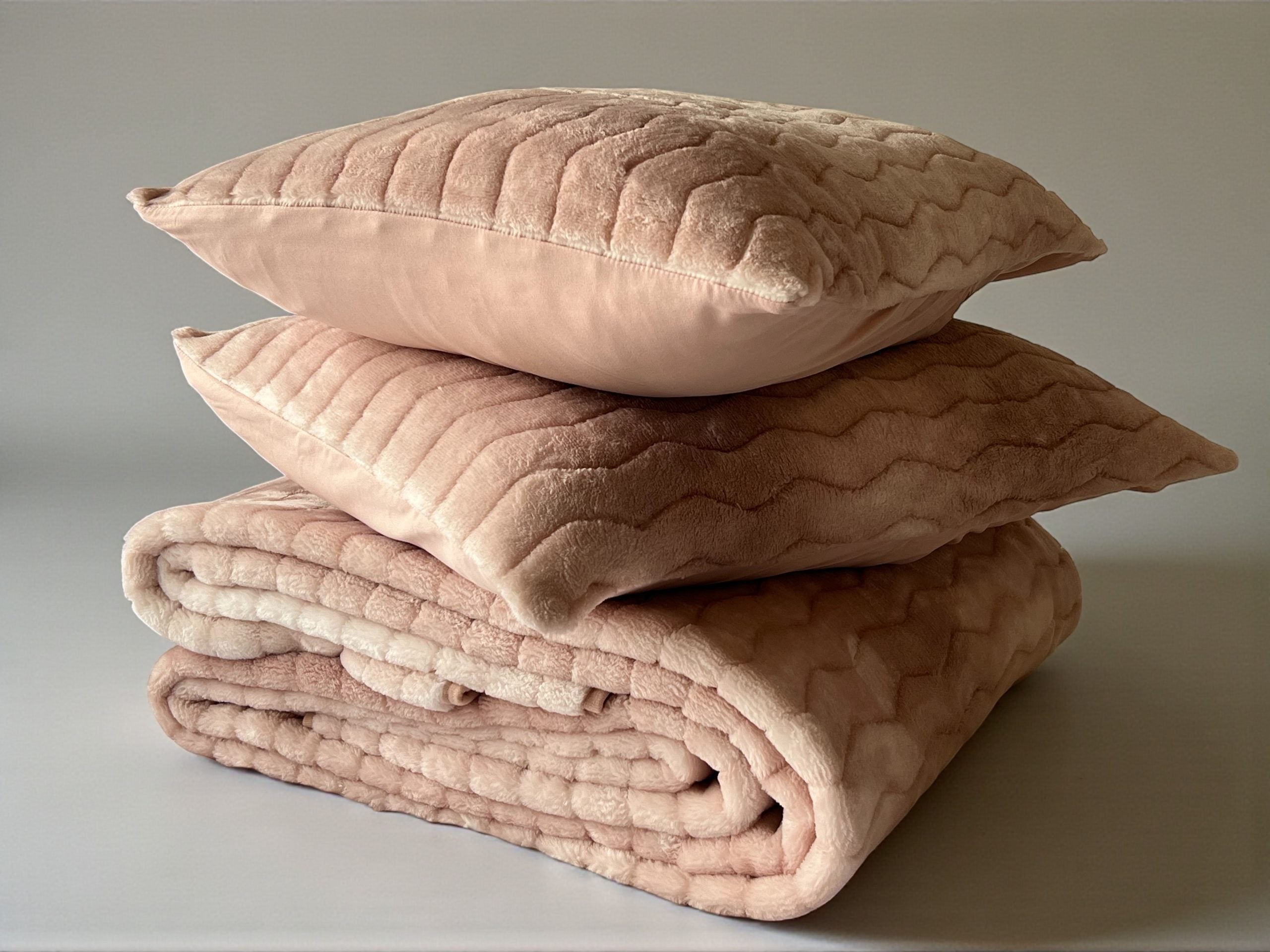 Ćebe set Dream – 220x240cm + 2 jastučnice 50x70cm Blush