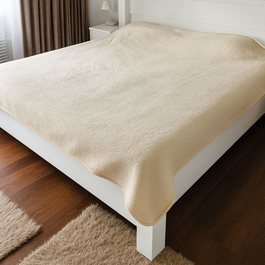 Ćebe Glat Bahar 165x220cm Krem boja
