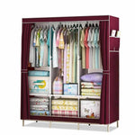 Prenosivi platneni ormar 130x45x170cm, bordo