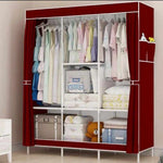 Prenosivi platneni ormar 130x45x170cm, bordo