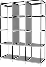 Prenosivi platneni ormar 130x45x170cm, bordo