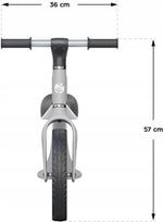 Dečiji balance bike Tulano Route Sivi, uzrast 2+