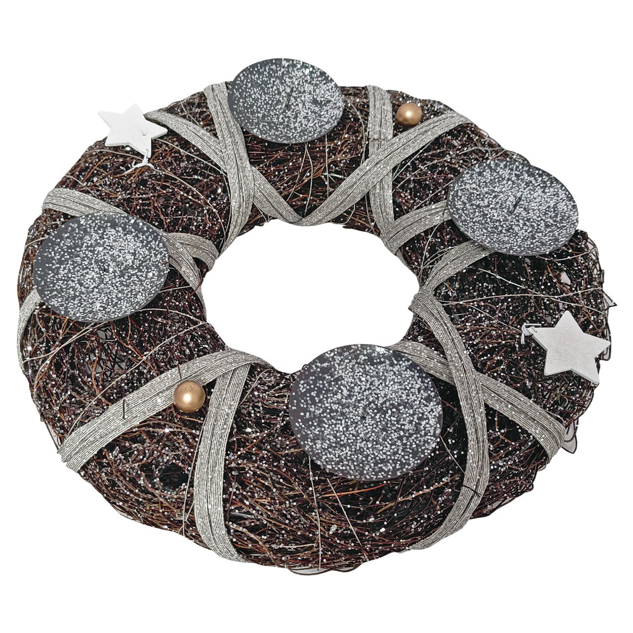 Adventski venac 30 cm prirodan