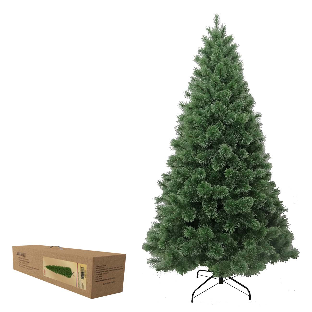 Veštačka jelka 240 cm, zelena sa postoljem