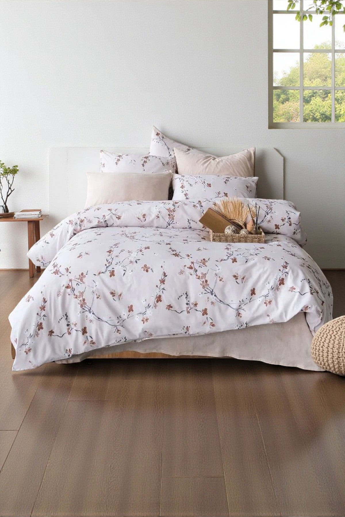 Komplet set posteljina Cotton 160x220cm Sakura Bej