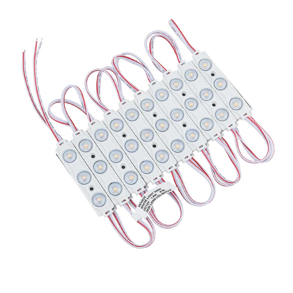 LED Modul 3 Sočiva 2835 1.5W 7000K IP65