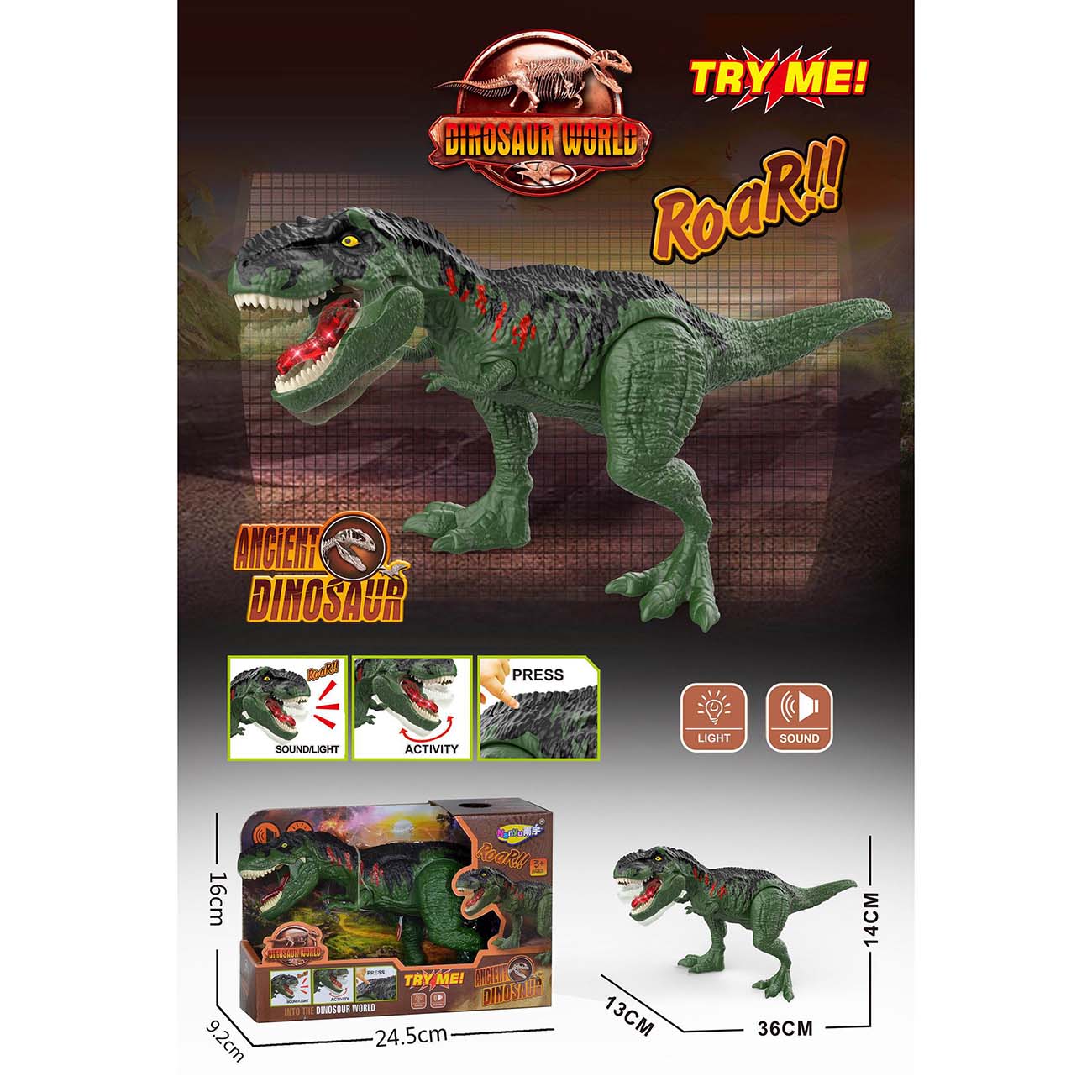 Figura T-Rex dino world
