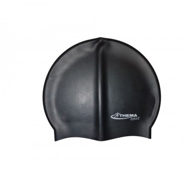 Kapica za plivanje, silikonska i elastična, crna