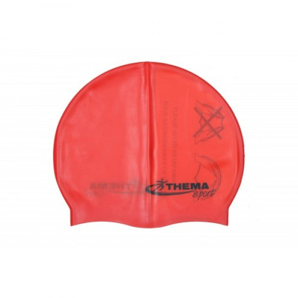 Kapica za plivanje, silikonska i elastična, crvena