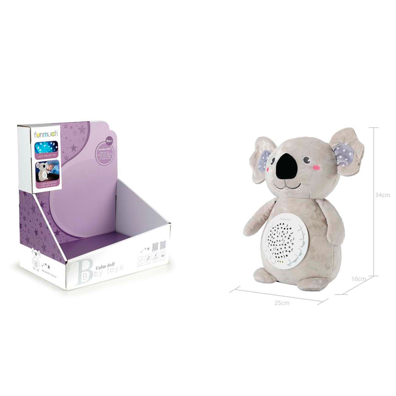 Star Pels Koala sa projektorom, na baterije