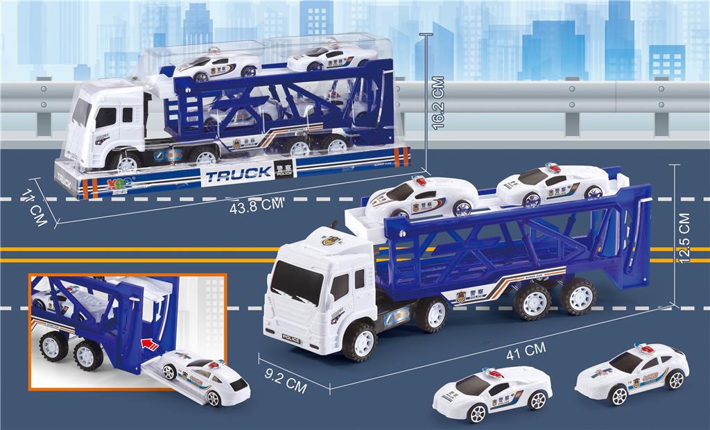 149233 KAMION + 4POLICE CARS