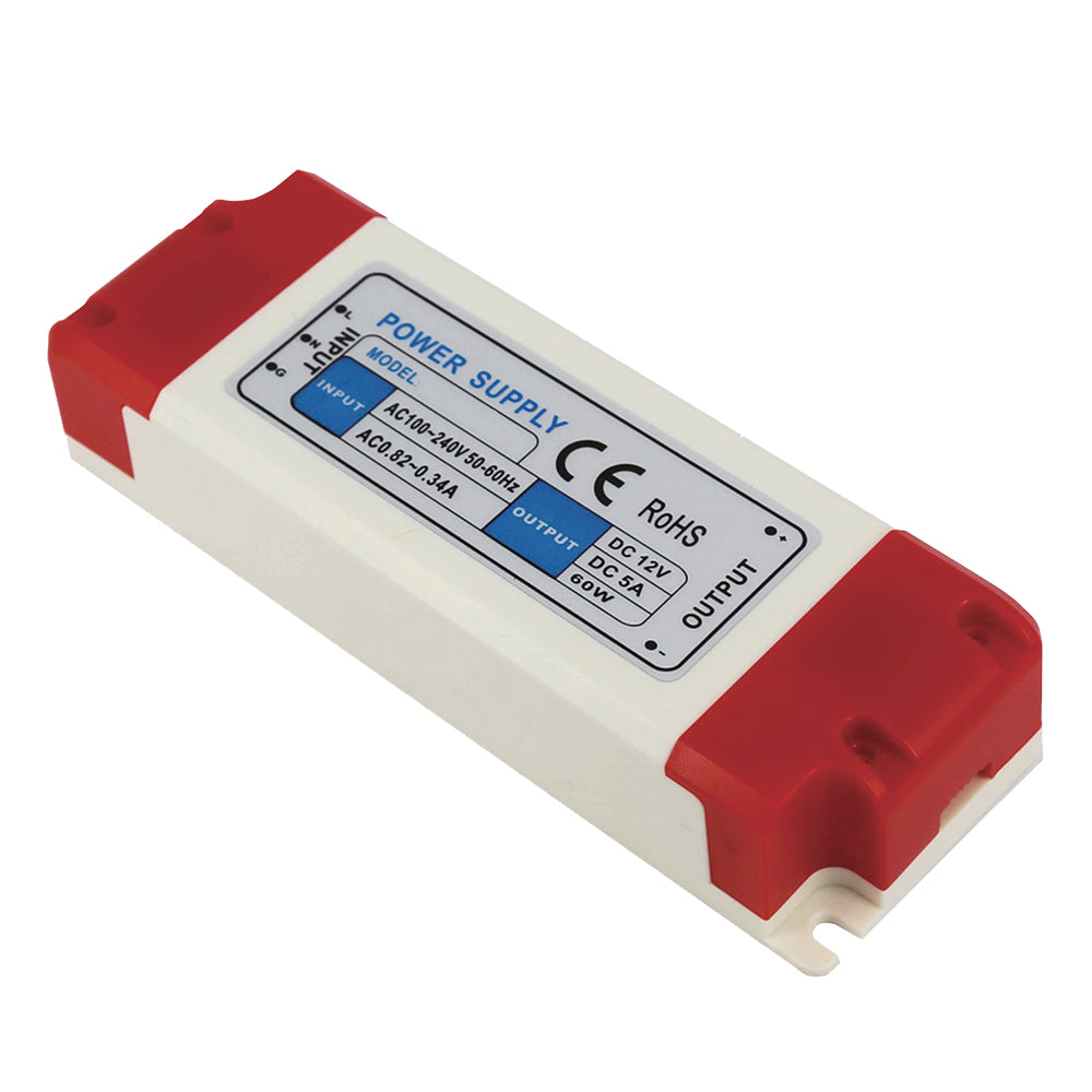 LED Trafo 60W 12V/5A IP20