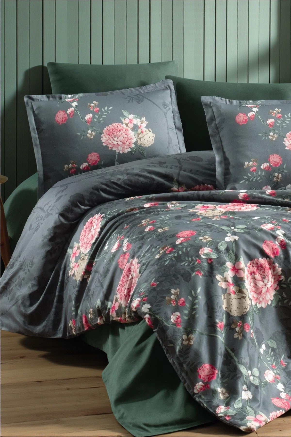 Clasy Deluxe – Saten posteljina za bračni krevet 200x220 Alfon