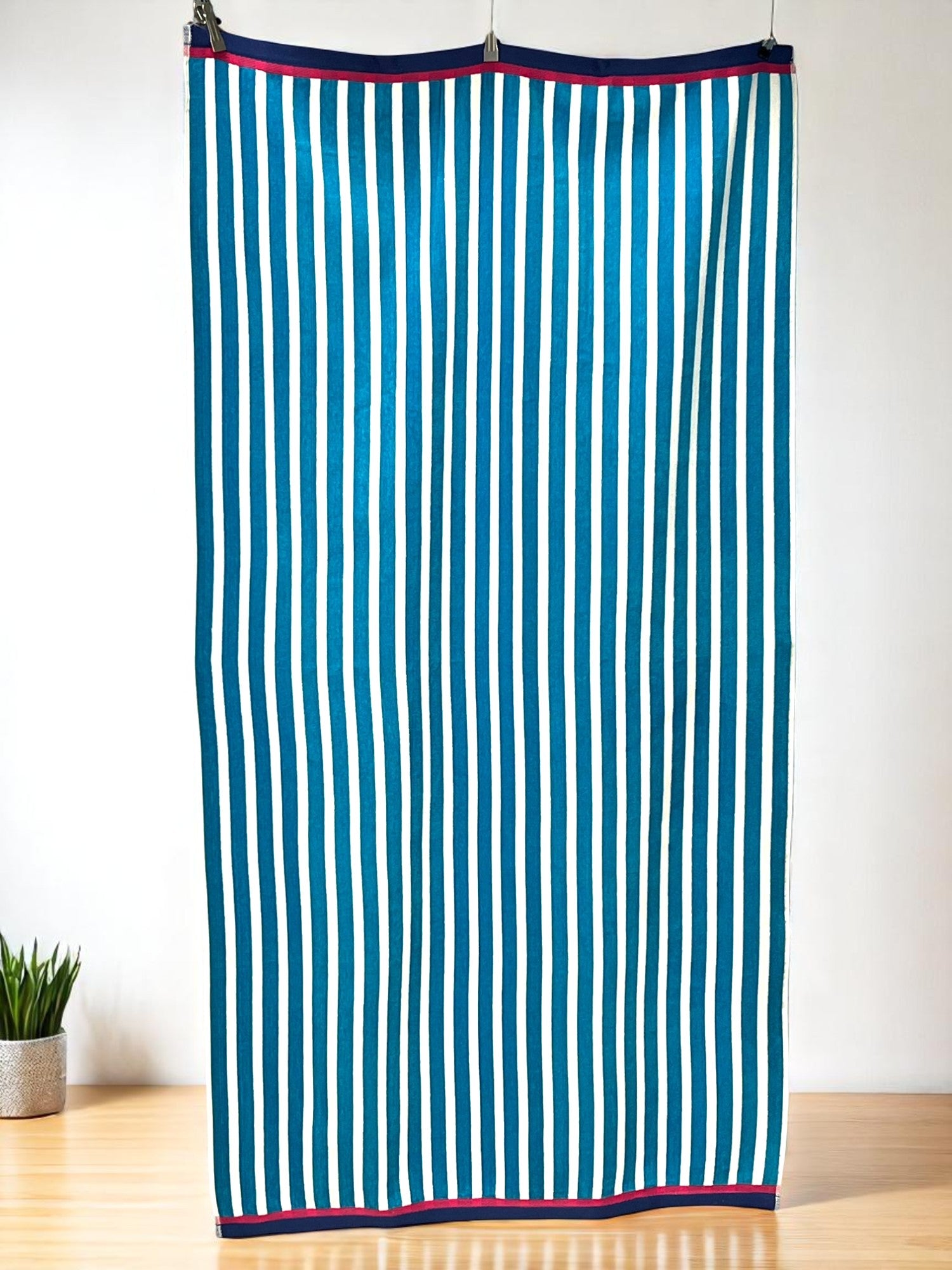 Plažni peškir “Plave linije“ – 100% pamuk – 160x80 cm A53